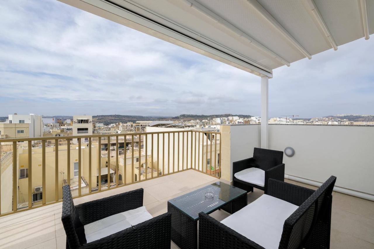 Hilltop Apartments - Stylish Comfort Living Close To The Sea, Bugibba San Pawl il-Baħar Eksteriør bilde