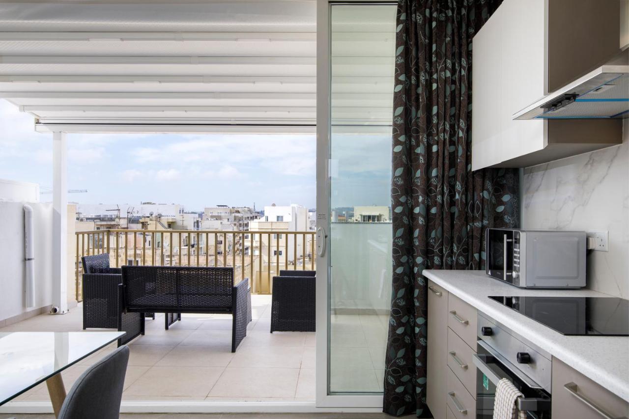Hilltop Apartments - Stylish Comfort Living Close To The Sea, Bugibba San Pawl il-Baħar Eksteriør bilde