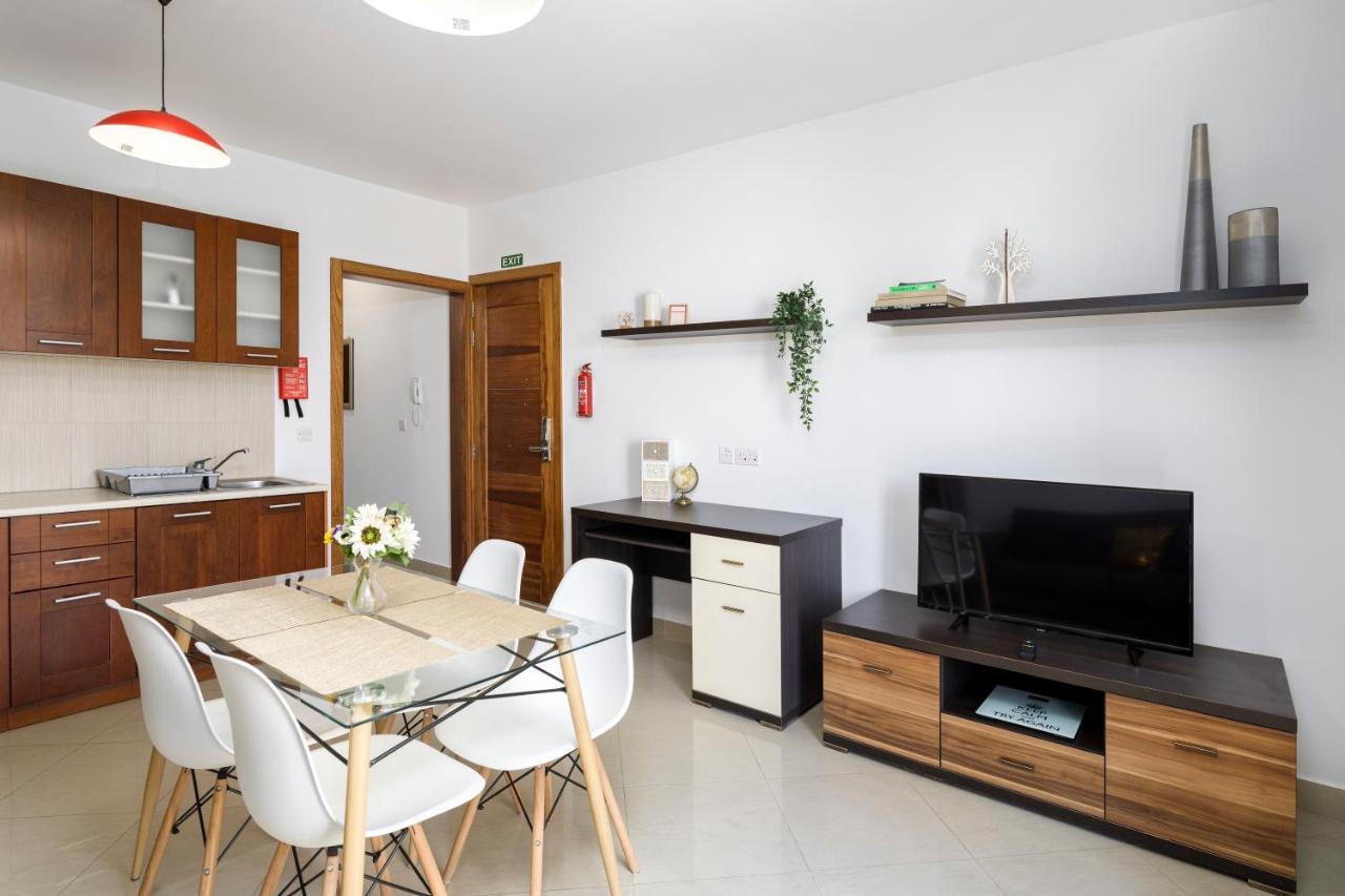 Hilltop Apartments - Stylish Comfort Living Close To The Sea, Bugibba San Pawl il-Baħar Eksteriør bilde